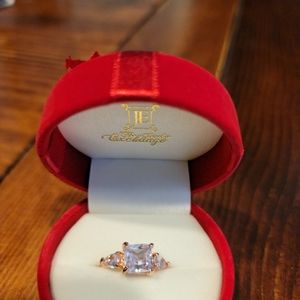 Rose Gold plated Zirconium ring